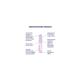 Stimulateur clitoridien de voyage Secret Kiss Satisfyer 
